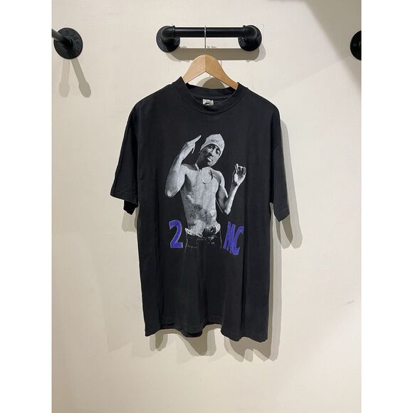 Vintage 2pac I Get Around Black T Shirt Size XL - Picture 2 of 9